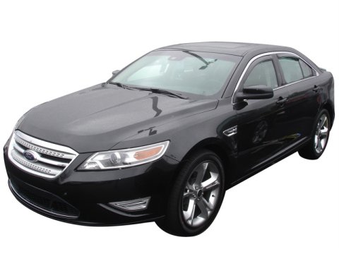 AVS 10-18 Ford Taurus Ventvisor In-Channel Front & Rear Window Deflectors 4pc - Smoke thumbnail 3