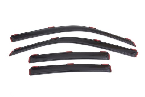AVS 11-18 Dodge Charger Ventvisor In-Channel Front & Rear Window Deflectors 4pc - Smoke thumbnail 1