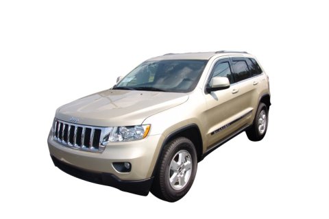 AVS 11-18 Jeep Grand Cherokee (Not L Model) Ventvisor In-Chnl FRT & RR Window Deflectors 4pc - Smoke thumbnail 3