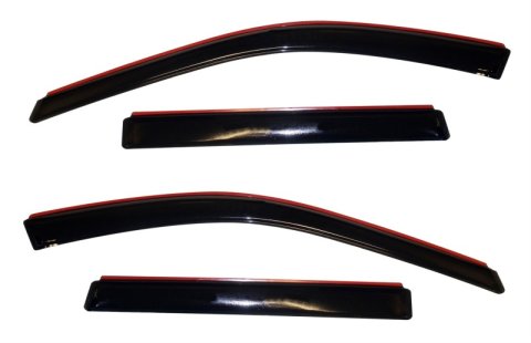 AVS 11-18 Jeep Grand Cherokee (Not L Model) Ventvisor In-Chnl FRT & RR Window Deflectors 4pc - Smoke thumbnail 4