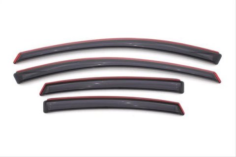 AVS 13-16 Dodge Dart Ventvisor In-Channel Front & Rear Window Deflectors 4pc - Smoke thumbnail 1