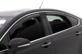 AVS 13-18 Ford Fusion Ventvisor In-Channel Front & Rear Window Deflectors 4pc - Smoke thumbnail 1