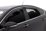 AVS 13-18 Ford Fusion Ventvisor In-Channel Front & Rear Window Deflectors 4pc - Smoke thumbnail 2