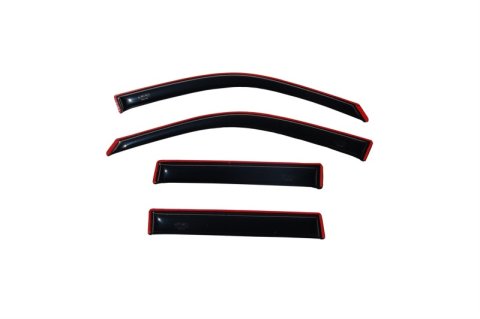 AVS 15-18 Kia Sedona Ventvisor In-Channel Front & Rear Window Deflectors 4pc - Smoke thumbnail 5