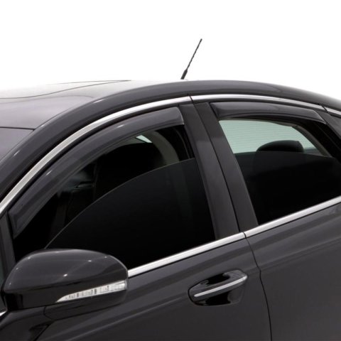 AVS 16-18 Chevy Malibu Ventvisor In-Channel Front & Rear Window Deflectors 4pc - Smoke thumbnail 4