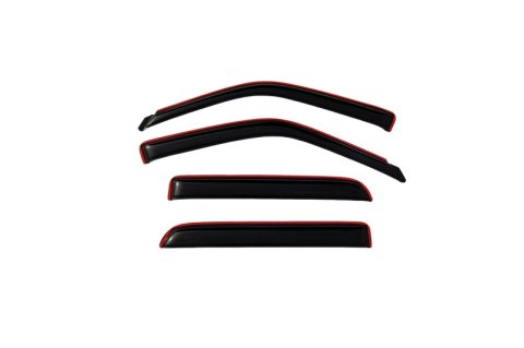 AVS 02-03 Lincoln Blackwood Ventvisor In-Channel Front & Rear Window Deflectors 4pc - Smoke thumbnail 1