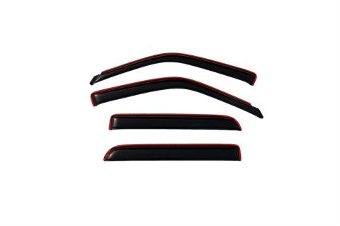 AVS 02-03 Lincoln Blackwood Ventvisor In-Channel Front & Rear Window Deflectors 4pc - Smoke thumbnail 5