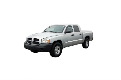 AVS 05-11 Dodge Dakota Quad Cab Ventvisor In-Channel Front & Rear Window Deflectors 4pc - Smoke thumbnail 4