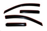 AVS 07-10 Jeep Compass Ventvisor In-Channel Front & Rear Window Deflectors 4pc - Smoke thumbnail 1