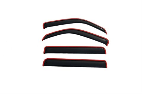 AVS 07-11 Dodge Nitro Ventvisor In-Channel Front & Rear Window Deflectors 4pc - Smoke thumbnail 6
