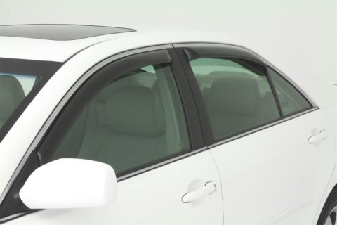 AVS 07-11 Toyota Camry Ventvisor In-Channel Front & Rear Window Deflectors 4pc - Smoke thumbnail 1