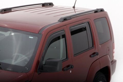 AVS 08-14 Jeep Liberty Ventvisor In-Channel Front & Rear Window Deflectors 4pc - Smoke thumbnail 4