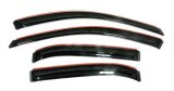 AVS 09-17 Chevy Traverse Ventvisor In-Channel Front & Rear Window Deflectors 4pc - Smoke thumbnail 2