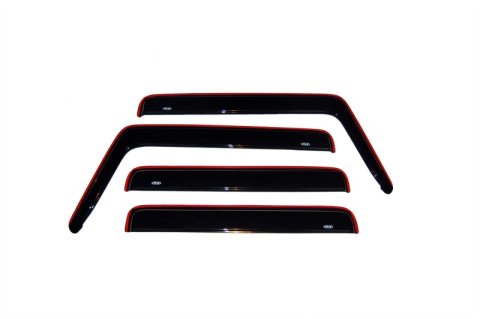 AVS 03-09 Hummer H2 Ventvisor In-Channel Window Deflectors - 4pc - Smoke thumbnail 1