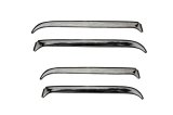 AVS 76-91 Chevy Blazer Ventshade Window Deflectors 2pc - Stainless thumbnail 1