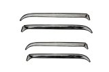 AVS 76-91 Chevy Blazer Ventshade Window Deflectors 2pc - Stainless thumbnail 2