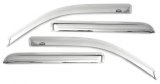 AVS 07-18 Toyota Tundra Crewmax Ventvisor Outside Mount Front & Rear Window Deflectors 4pc - Chrome thumbnail 4