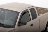AVS 00-04 Dodge Dakota Crew Cab Ventvisor Outside Mount Window Deflectors 4pc - Smoke thumbnail 1
