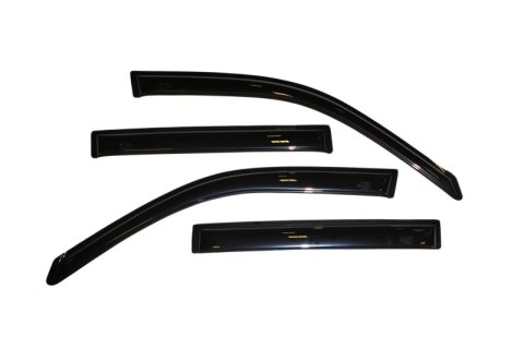 AVS 01-07 Toyota Highlander Ventvisor Outside Mount Window Deflectors 4pc - Smoke thumbnail 1