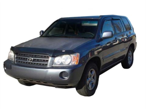 AVS 01-07 Toyota Highlander Ventvisor Outside Mount Window Deflectors 4pc - Smoke thumbnail 2