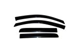 AVS 04-15 Nissan Titan Crew Cab Ventvisor Outside Mount Window Deflectors 4pc - Smoke thumbnail 3