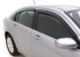 AVS 07-10 Chrysler Sebring Ventvisor Outside Mount Window Deflectors 4pc - Smoke thumbnail 4