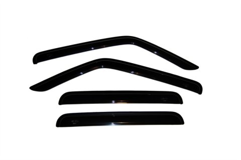AVS 07-18 Jeep Patriot Ventvisor Outside Mount Window Deflectors 4pc - Smoke thumbnail 1