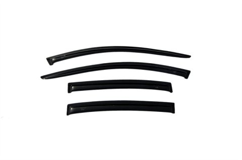 AVS 08-12 Chevy Malibu Ventvisor Outside Mount Window Deflectors 4pc - Smoke thumbnail 2