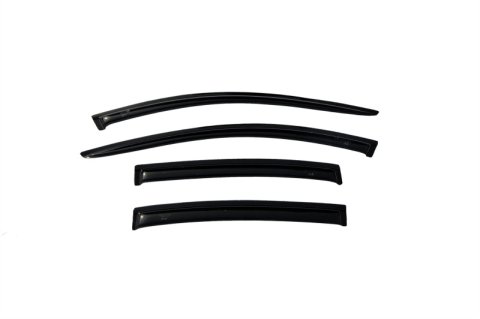 AVS 08-12 Chevy Malibu Ventvisor Outside Mount Window Deflectors 4pc - Smoke thumbnail 3