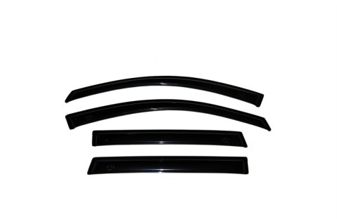 AVS 09-13 Nissan Rogue Ventvisor Outside Mount Window Deflectors 4pc - Smoke thumbnail 1