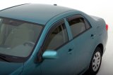 AVS 09-13 Toyota Corolla Ventvisor Outside Mount Window Deflectors 4pc - Smoke thumbnail 1