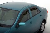 AVS 09-13 Toyota Corolla Ventvisor Outside Mount Window Deflectors 4pc - Smoke thumbnail 2