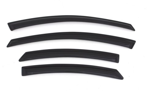 AVS 11-14 Hyundai Sonata (New Body Style) Ventvisor Outside Mount Window Deflectors 4pc - Smoke thumbnail 1
