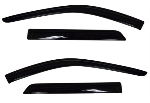 AVS 11-18 Dodge Durango Ventvisor Outside Mount Window Deflectors 4pc - Smoke thumbnail 1