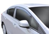 AVS 12-15 Honda Civic Ventvisor Outside Mount Window Deflectors 4pc - Smoke thumbnail 2