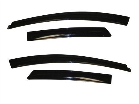 AVS 12-18 Ford Focus Ventvisor Outside Mount Window Deflectors 4pc - Smoke thumbnail 1