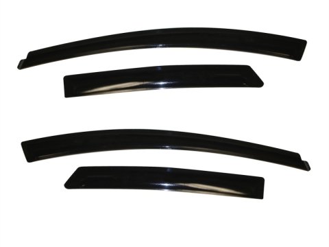 AVS 12-18 Ford Focus Ventvisor Outside Mount Window Deflectors 4pc - Smoke thumbnail 2
