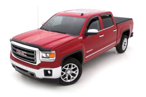 AVS 15-18 Chevy Silverado 2500 Crew Cab Ventvisor Outside Mount Window Deflectors 4pc - Smoke thumbnail 3