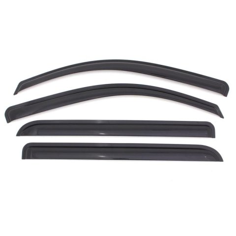 AVS 15-18 Ford F-150 Supercab Ventvisor Outside Mount Window Deflectors 4pc - Smoke thumbnail 7
