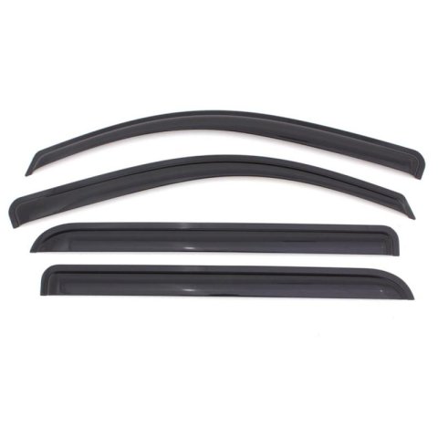 AVS 16-18 Honda Civic Coupe Ventvisor Outside Mount Window Deflectors 4pc - Smoke thumbnail 4