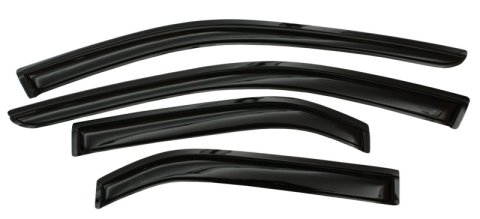 AVS 2018 Buick Enclave Ventvisor Outside Mount Window Deflectors 4pc - Smoke thumbnail 6