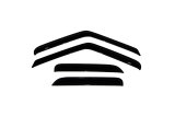AVS 98-01 GMC Envoy Ventvisor Outside Mount Window Deflectors 4pc - Smoke thumbnail 1