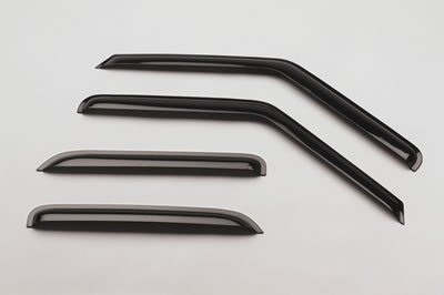 AVS 98-11 Ford Crown Victoria (Short Rears) Ventvisor Outside Mount Window Deflectors 4pc - Smoke thumbnail 4