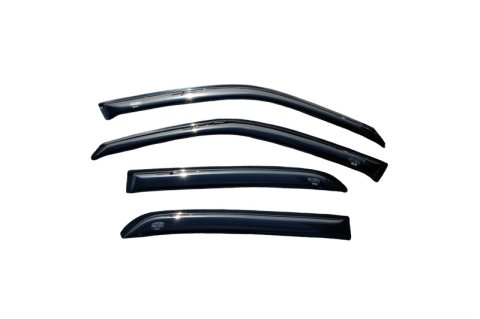AVS 98-11 Ford Crown Victoria (Short Rears) Ventvisor Outside Mount Window Deflectors 4pc - Smoke thumbnail 5