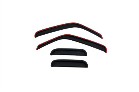 AVS 99-11 Ford Ranger (Fixed Window) Ventvisor Outside Mount Window Deflectors 4pc - Smoke thumbnail 4