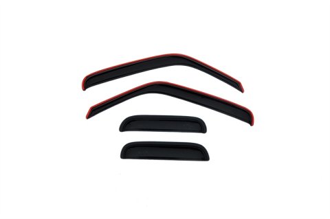 AVS 99-11 Ford Ranger (Fixed Window) Ventvisor Outside Mount Window Deflectors 4pc - Smoke thumbnail 5