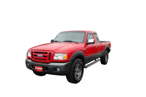 AVS 99-11 Ford Ranger (Fixed Window) Ventvisor Outside Mount Window Deflectors 4pc - Smoke thumbnail 6