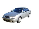 AVS 00-06 Nissan Sentra Ventvisor Outside Mount Window Deflectors 4pc - Smoke thumbnail 4
