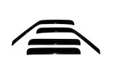 AVS 01-05 Chevy S10 Crew Cab Ventvisor Outside Mount Window Deflectors 4pc - Smoke thumbnail 1