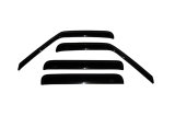 AVS 01-05 Chevy S10 Crew Cab Ventvisor Outside Mount Window Deflectors 4pc - Smoke thumbnail 2